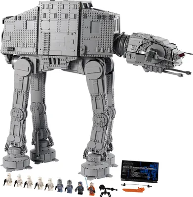 Produktbild von LEGO Star Wars AT-AT Figur zum Bauen für die Star Wars Sammlung, großes UCS Set für Erwachsene, Sammlerstück mit 9 Minifiguren 75313