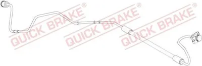Produktbild von QUICK BRAKE 96.014 Bremsschlauch