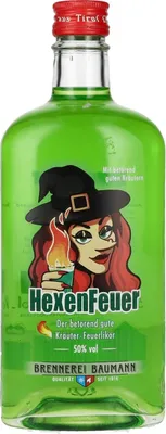 Image de Baumann HexenFeuer Kräuter-Feuerlikör 50% Vol. 0,5l