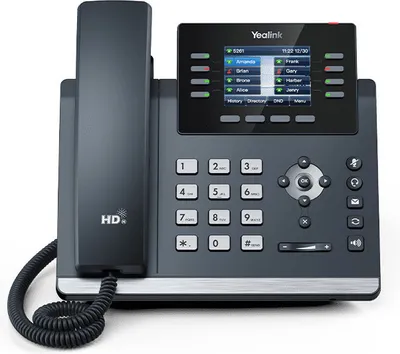 Image de Yealink SIP-T44W Téléphone IP, gris, 8 lignes, LCD, WLAN