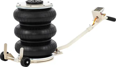 Image de 5 tonnes/11023 lb Cric pneumatique Cric à triple sac Hauteur de levage 6,5-16 pouces Cric gonflable pour voiture Cric pneumatique Capacité 11023 lb Levage extrêmement rapide