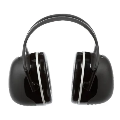 Image de 3M X5A - Adulte - noir - plastique - acier inoxydable - polyuréthane thermoplastique (TPU) - serre-tête - 37 dB (XA007706956)