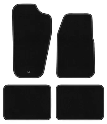 Obrázek produktu pro Velurové autokoberce pro: Jeep Grand Cherokee ZJ 1998-2005 (terénní) – sada 4 ks, černé, na míru – Wielganizator BASIC