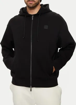 Obrázok produktu pre Armani Exchange Pánska mikina s kapucňou čierna 6DZMHD-ZJNPZ-1200 Veľkosť L