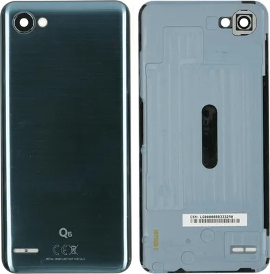 Produktbild von Gehäuse Rückseite für LG Q6 (M700V), Grau