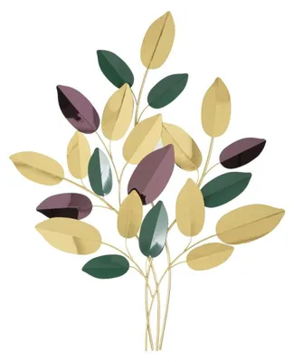 Produktbild von Wandpanel Colorful — Eisenblätter-Bouquet, 82x97 cm