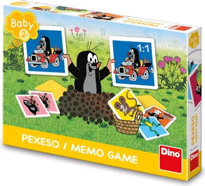 Obrázok produktu pre Veľký Krtko Pexeso Krtko stolová hra v krabici 27x19x4cm 2+