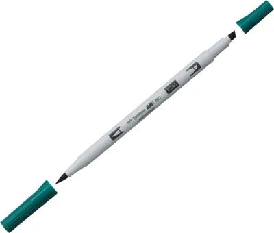 Produktbild von Dual-Fasermaler ABT Pro Keilspitze/Pinselspitze Alkoholbasis sea green Packung mit 3 Stück