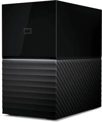 Produktbild von Western Digital My Book Duo Externe Festplatte 44 TB USB Type-A / USB Type-C 3.2 Gen 1 (3.1 Gen 1) Schwarz