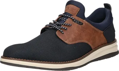 Produktbild von Rieker Schnürhalbschuhe bequem in blau, Gr. 46