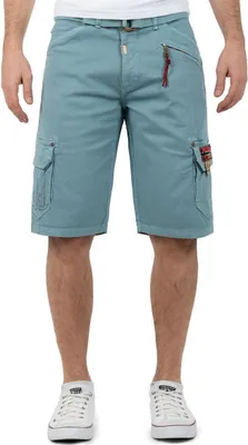 Produktbild von Geo Norway Herren Regular Fit Cargo Shorts Mid Waist palaga men Sky Blue S