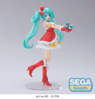 Immagine prodotto di Vocaloid - Statuetta Miku Hatsune Christmas 2022 Ver. SPM - Sega