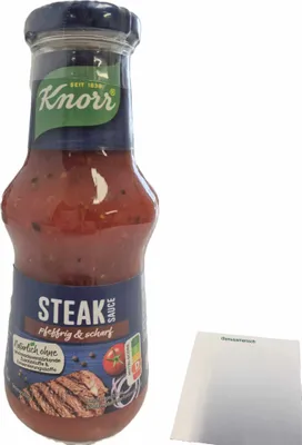 Produktbild von Knorr Steak Sauce (250ml Glas) + usy Block