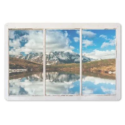 Produktbild von MuchoWow® Mauspad Mousepad Aussicht - Berge - Wasser 27x18 cm - Mousepads - Maus Mat - Pad - Mausunterlage - Büroartikel - Desk Matten