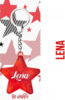 Produktbild von Schlüsselanhänger „Lenas Stern“ – Be-Happy Gifts