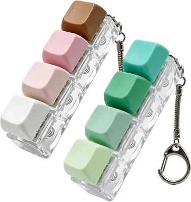 Productafbeelding van Toetsenbord Fidgetspeelgoed - Set van 2 - Draagbare Fidgetkey