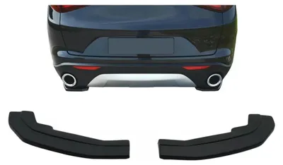 Imagen del producto de Parachoques delantero y alerones laterales s para Alfa Romeo Stelvio, modelo 949, años 2016-2020.