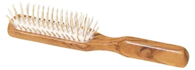 Image de Redecker Brosse à cheveux en bois Broches en bois Olive long