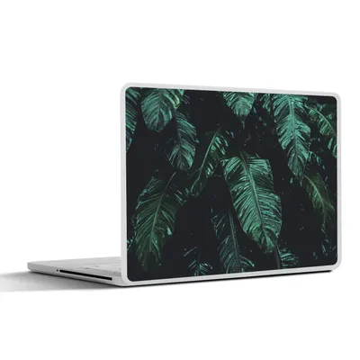 Produktbild von MuchoWow® Laptop Aufkleber Sticker Cover Dschungel - Palme - Blätter - Tropisch 40x30 cm - Laptop Dekoration - Selbstklebend