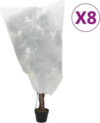 Image de Housses de protection pour plantes avec cordon de serrage 8 pcs