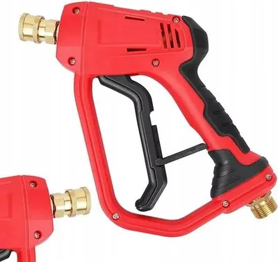 Image de Pistolet Rosfix Haute Pression Rouge 4000 PSI – M22 22mm, Raccord Rapide 1/4" | 275 Bar, 60°C | Compatible avec Nettoyeur Haute Pression