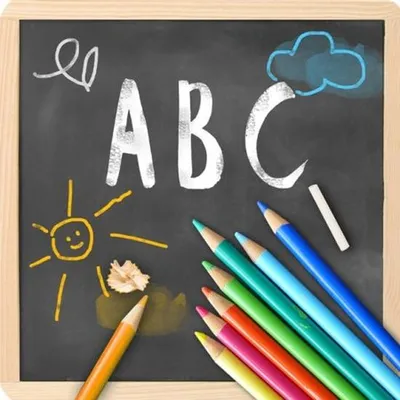 Produktbild von 20 Servietten Schulanfang ABC Tafel – Perfekt für den ersten Schultag