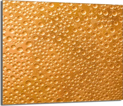 Produktbild von Herdabdeckplatte 60x52 Glaskeramikkochfeld Abdeckung Spritzschutz Glasplatte Deko Schneidebrett, Tropfen Golden