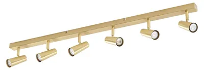 Produktbild von Lindby Deckenstrahler Iluna, 6-flg., messing, GU10