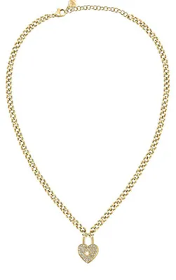 Image de Romantique collier doré avec des cristaux Abbraccio SABG25