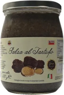 Produktbild von 2 X Riti Trüffel-Sauce in Öl im Glas 500 g.