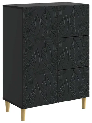 Obrázek produktu pro Servírovací skříň Černá 66 x 34,5 x 90 cm Kompozitní dřevo