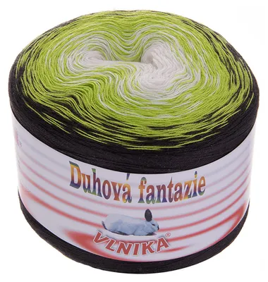 Produktbild von 200g Bobbel Wolle 4-fädig Farbverlaufsgarn Fantazie Häkelgarn Strickgarn