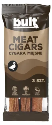 Produktbild von Bult | Cigarre Hundesnack - 150g - 3 Stück - Natürliches Ergänzungsfuttermittel - Ente
