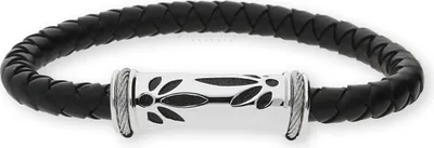 Produktbild von Charriol Armband 04231122-011 Kautschuk schwarz und Silber 925/000
