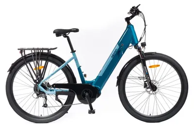 Produktbild von Olpran Elektrofahrrad Ardea 29 Tiefeinsteiger Blau 18 Zoll