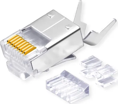 Obrázok produktu pre ROLINE 21.17.3095, RJ-45, Priehľadná, Samec, Priamy, Cat6e, S/UTP (STP)