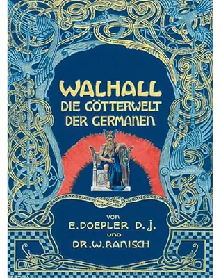 Productafbeelding van Walhall. Die Götterwelt der Germanen. Reprint der Originalausgabe aus dem Jahr 1900.
