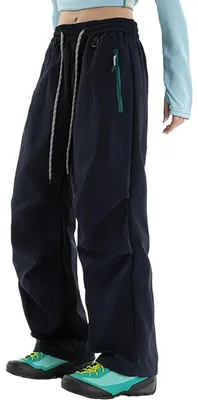 Immagine prodotto di Omgoods - Pantaloni da trekking da donna, ad asciugatura rapida e con vita regolabile