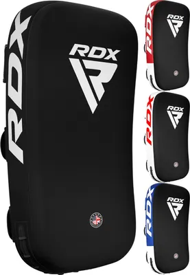 Produktbild von RDX Muay Thai Pad für Training, gebogenes Kickbox-Kick- und Schlagschild, Coaching-Kickboxen, MMA, Kampfsport, Karate, Taekwondo, Schlagen, Fuß
