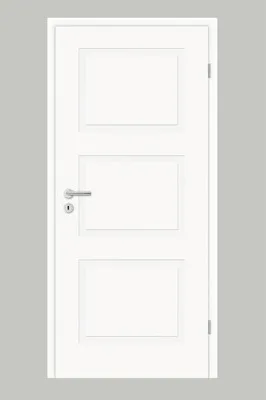 Produktbild von Pertura Zimmertür Mila 02 weiß lackiert (ähnlich RAL 9010) 98,5x198,5 cm Rechts