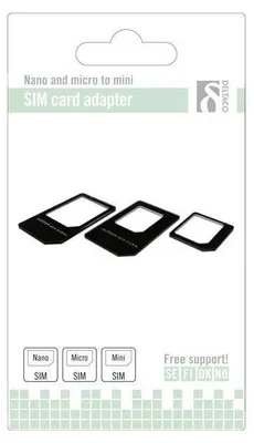 Produktbild von Deltaco SIM-109, Schwarz, 1 Stück(e)