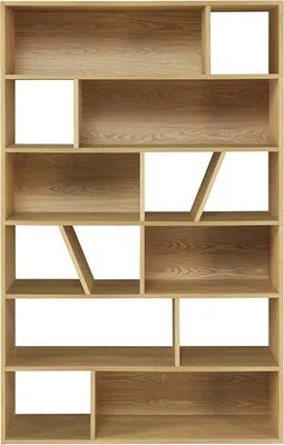 Immagine prodotto di Miliboo - Libreria in mdf impiallacciato frassino AZTEQUE