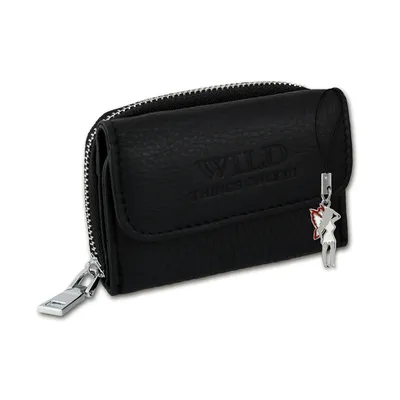 Produktbild von Wild Things Only Uni Minibörse schwarz Leder 9x3x6.5cm D2OPJ120S