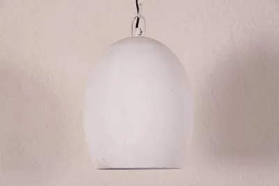 Image de Casa Padrino Lampe pendante Métal blanc - Lampe de restaurant - Lampe d'hôtel - Lampe industrielle - Lampe industrielle