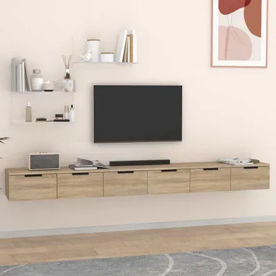 Obrázek produktu pro vidaXL Nástěnné skříňky 2 ks Sonoma dub 102x30x20 cm výrobek z odvozeného dřeva