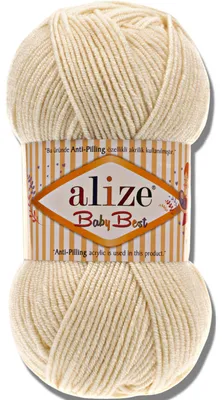 Produktbild von Alize 1x 100g Baby Best Wolle, Antipilling, Uni, Häkeln, Stricken (1)