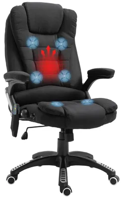 Produktbild von Vinsetto Massagesessel Chefsessel Gamingstuhl Drehstuhl Massagebürostuhl Schwarz