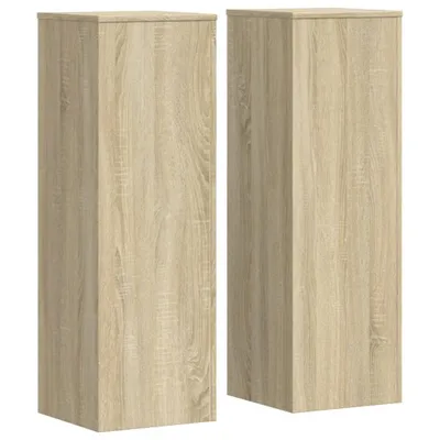 Obrázek produktu pro Stojany na rostliny 2 ks dub sonoma 33 x 33 x 100 cm kompozit