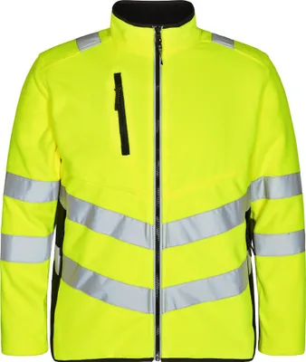 Produktbild von F. Engel Safety Fleecejacke, Gelb/Schwarz, Gr. L