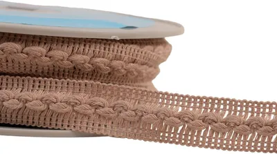 Produktbild von Wellenbandrolle 15 m, 18 mm, Beige/Rosa